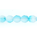 Fire-Polished 8mm Round Beads Fire & Ice