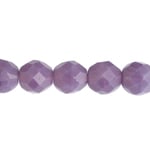 Fire-Polished 8mm Round Beads - Purple Shades