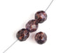 Fire-Polished 8mm Round Beads - Purple Shades
