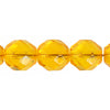 Fire-Polished Round Beads 10mm - Yellow Shades