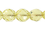 Fire-Polished Round Beads 10mm - Yellow Shades
