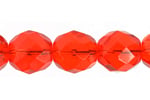 Fire-Polished Round Beads 10mm - Orange Shades