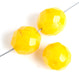 Fire-Polished Round Beads 12mm - Yellow Shades