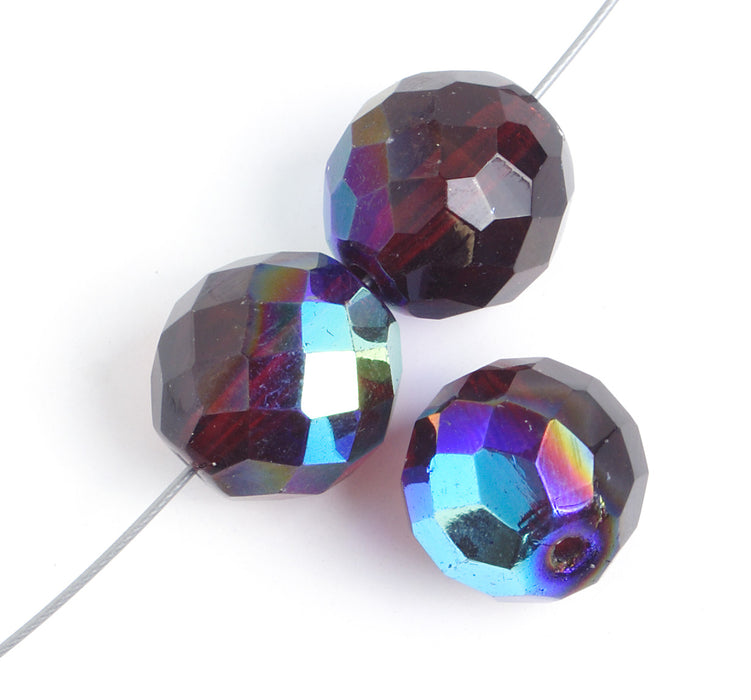 Fire-Polished Round Beads 14mm 