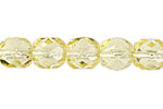 Fire-Polished Round Beads 6mm - Yellow/Gold Shades