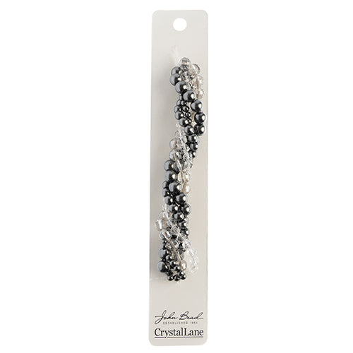 Crystal Lane Twisted Bead Strands Mix - Hollyhock