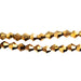 Crystal Lane Bicone 2 Strand 7in (Apx64pcs) 6mm Opaque Gold Iris