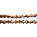 Crystal Lane Bicone 2 Strand 7in (Apx64pcs) 6mm Opaque Copper Iris