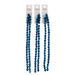 Crystal Lane Bicone 2 Strand 7in (Apx44pcs) 8mm Opaque Blue Iris