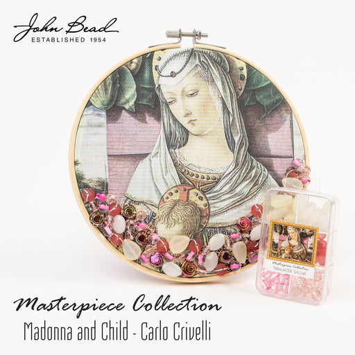 Masterpiece Collection Glass Bead Box Mix Apx85g Madonna and Child - Carlo Crivelli