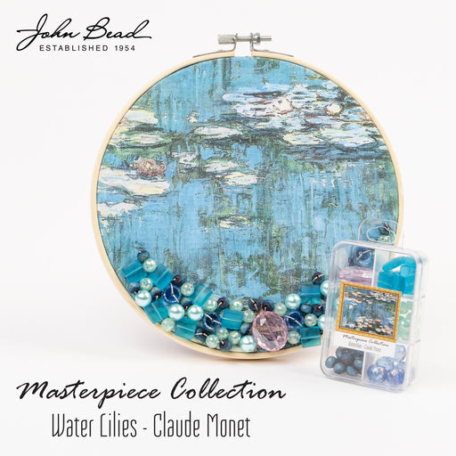 Masterpiece Collection Glass Bead Box Mix Apx85g Water Lilies - Claude Monet