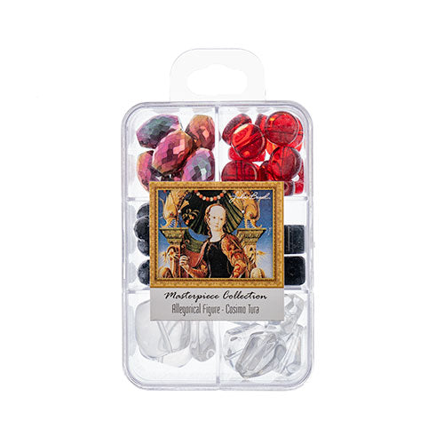 Masterpiece Collection Glass Bead Box Mix Apx85g Allegorical Figure - Cosimo Tura