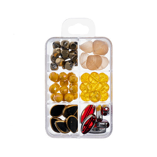 Masterpiece Collection Glass Bead Box Mix Apx85g The Kiss - Gustav Klimt