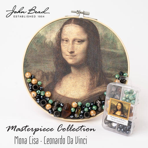 Masterpiece Collection Glass Bead Box Mix Apx85g Mona Lisa - Leonardo Da Vinci