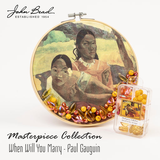Masterpiece Collection Glass Bead Box Mix Apx85g When Will You Marry - Paul Gauguin