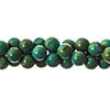 Semi-Precious Round Beads Turquoise Green Dyed Stabilized