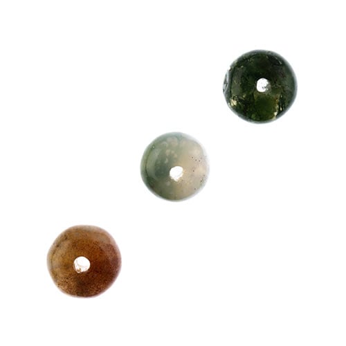 Earth's Jewels Beads 16in Rondelle Indian Agate