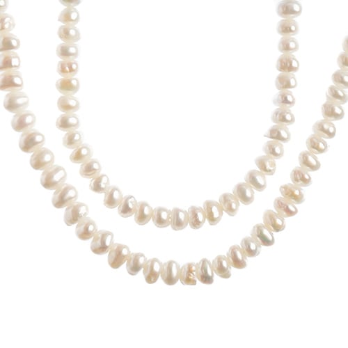 Freshwater Pearls Semi Round White