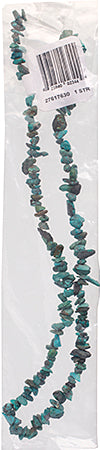 Chinese Turquoise Chips 16in Strand