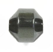 Hematite 7-8mm Hexagon 18Face 16in Strand