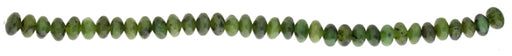 Jade (Canadian) 8mm Rondelle 35pcs Approx