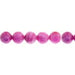 Pink Crazy Lace 6mm Round Approx 29pcs