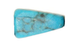 Turquoise Reconstituted 7x12mm Nugget 16in Strung Semi-Precious