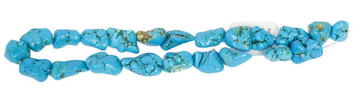 Turquonite Stabilized 15-35mm Blue Nugget 16in Various Sizes