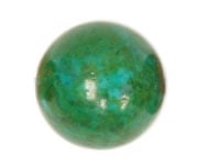Turquoise Reconstituted 9mm Round Beads 16in Semi-Precious