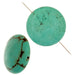 Turquoise Stabilized Magnesite Flat Round 8in Strand