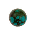 Turquoise Stabilized Magnesite Round 8in Strand