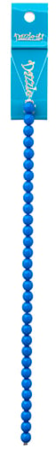 Czech Glass Beads 8in Strand Mykonos Blue