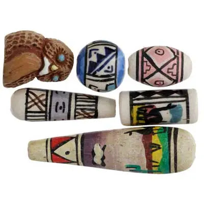 Peru Handcraft Bead Assorted Shapes & Colours - Cosplay Supplies Inc