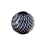 Checker Beads Round 18mm Approx 9pcs/Strand - Cosplay Supplies Inc