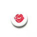 Bead Discs 19mm Red Lips