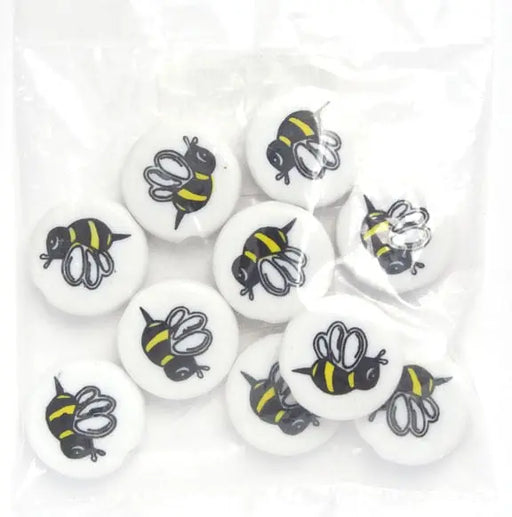 Bead Discs 19mm Bumble Bee