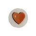 Bead Discs 19mm Red Heart
