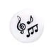 Bead Discs 19mm Musical Notes