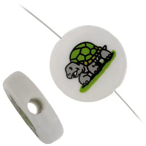 Bead Discs 19mm Turtle