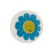 Bead Discs 19mm Happy Face Blue Flower - Cosplay Supplies Inc
