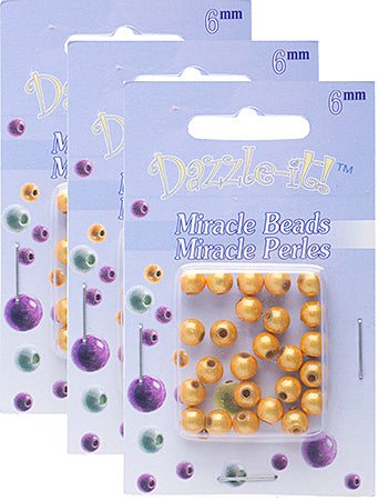 Miracle Bead Round Transparent 25pcs 6mm
