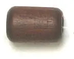 Euro Wood Beads Cylinder Large Hole 6x9mm 