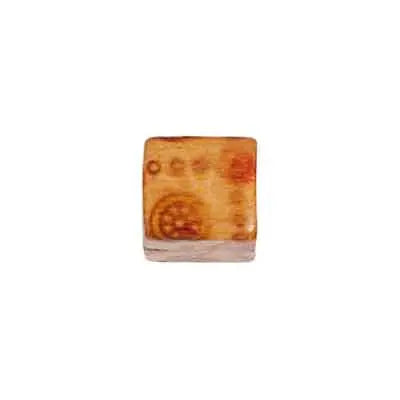 Wooden Bead Cube 10x10mm Mixed Pattern & Color - Cosplay Supplies Inc