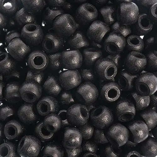 Euro Wood Crowbeads 6x4.5mm  2.7mm Hole - Cosplay Supplies Inc