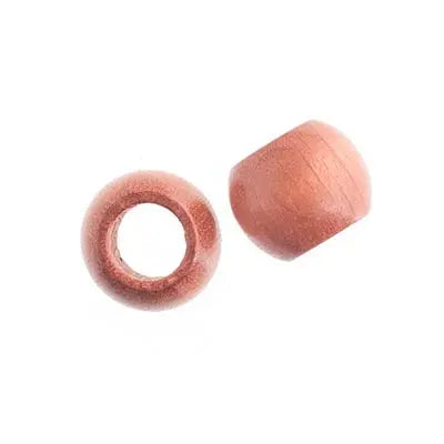 Euro Wood Beads - Round Large Hole 14x11mm - Cosplay Supplies Inc