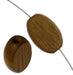 Euro Wood Beads Flat Oval 8x12mm 