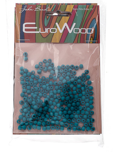 Euro Wood Beads Round 4mm 