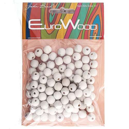 Euro Wood Beads Round 8mm 