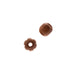 Euro Wood Beads Round Rigged 6mm Dark Brown