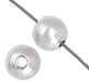Metal Beads Round 6mm/1.5mm Ho Silver Lead Free